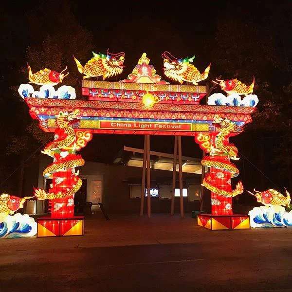 LED Flower Gate Lantern
