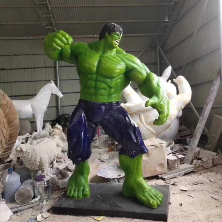 Decorative Hulk Fiberglass Statue