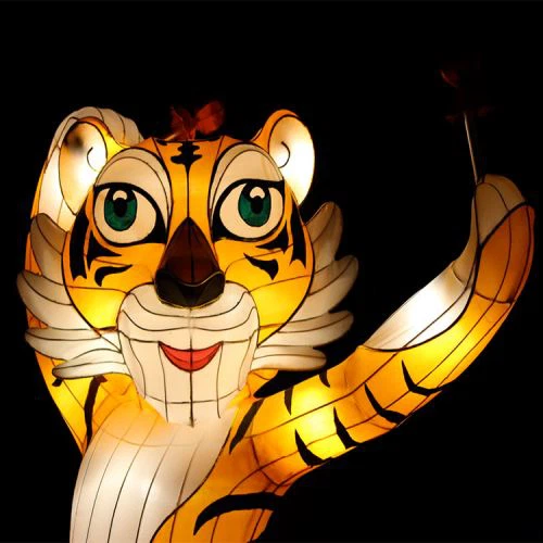 Espectacle tradicional de la llanterna de seda de Cap d'Any