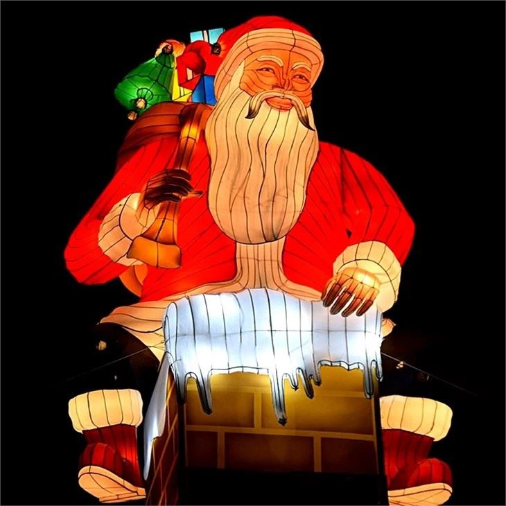 2022 New Year Festival Lanterns Outdoor LED Lighted Christmas Lantern Show
