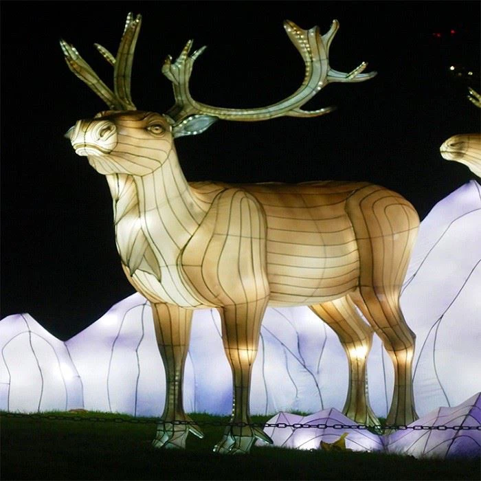 2022 New Year Festival Lanterns Outdoor LED Lighted Christmas Lantern Show