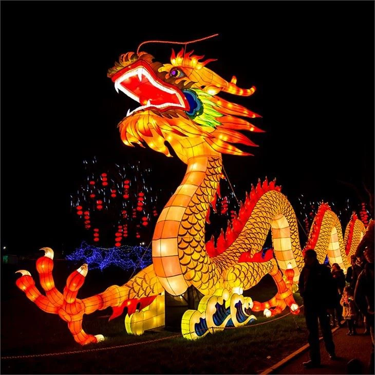 Playground Decoration Dragon Silk Festival Chinese New Year Lantern